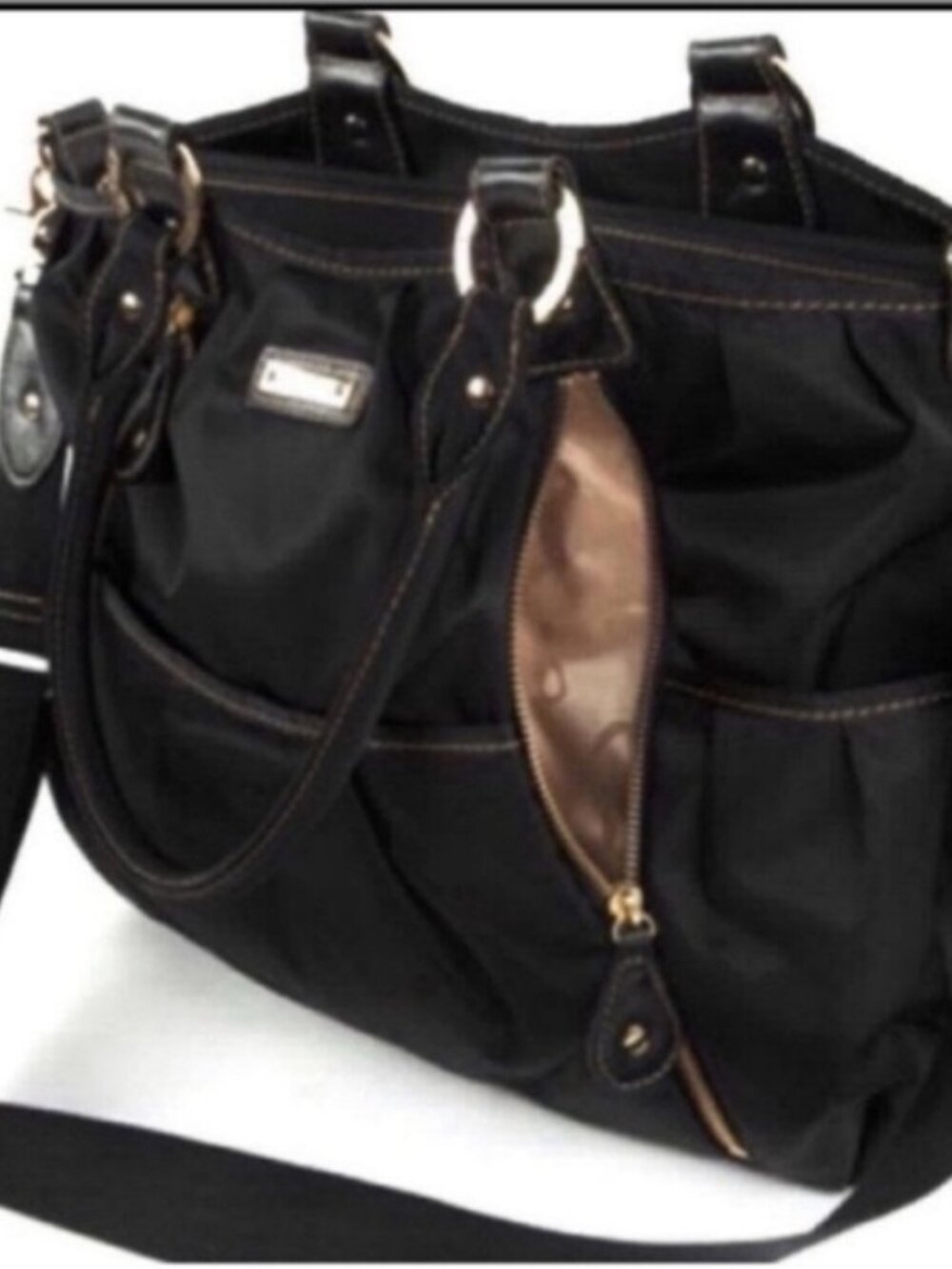 Storksak Bag Olivia Baby Bag Diaper Bag Black - Picture 3 of 10